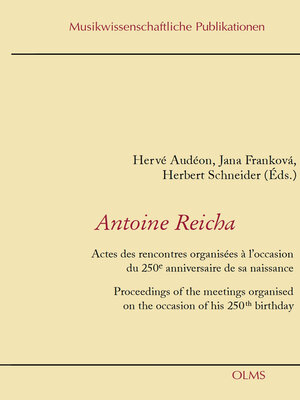 cover image of Antoine Reicha